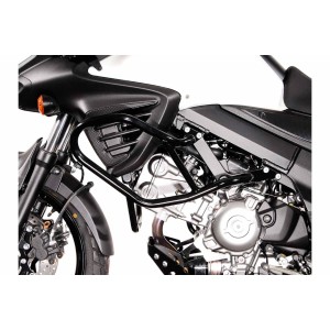 Protecciones laterales de motor Negro. Suzuki DL650 V-Strom (11-) / XT (14-).