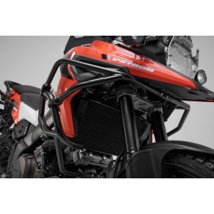 Protecciones superiores de motor Negro. Suzuki V-Strom 1050 (19-).