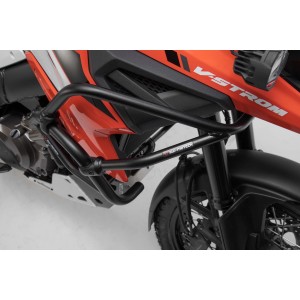 Protecciones superiores de motor Negro. Suzuki V-Strom 1050 (19-).