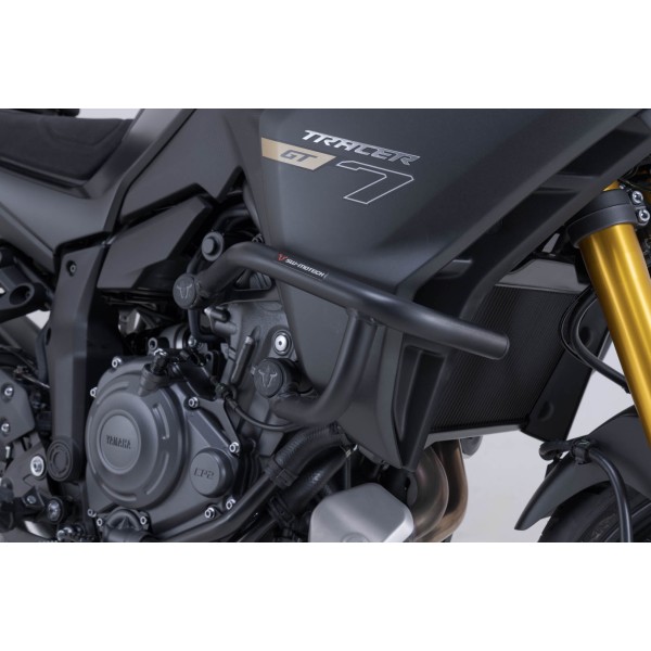 Protecciones laterales de motor Negro. Yamaha Tracer 7 / GT (25-).