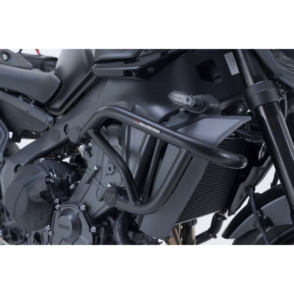 Protecciones laterales de motor Negro. Yamaha MT-09 (23-).