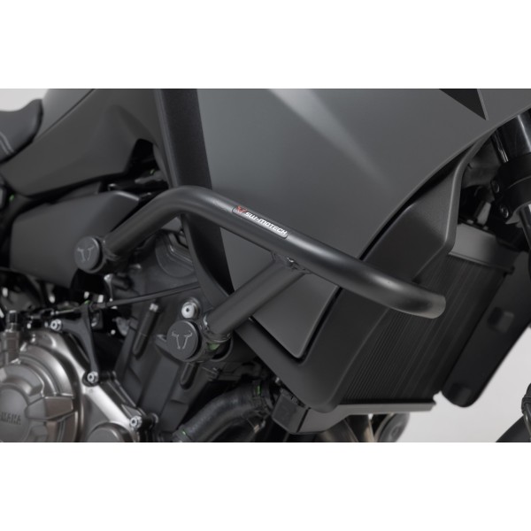 Protecciones laterales de motor Negro. Yamaha MT-07 / Tracer, Tracer 7 / GT.