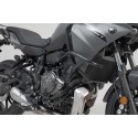 Protecciones laterales de motor Negro. Yamaha MT-07 / Tracer, Tracer 7 / GT.