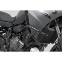 Protecciones laterales de motor Negro. Yamaha MT-07 / Tracer, Tracer 7 / GT.