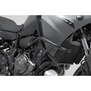Protecciones laterales de motor Negro. Yamaha MT-07 / Tracer, Tracer 7 / GT.