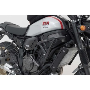 Protecciones laterales de motor Negro. Yamaha XSR700 (15-) / XSR700 XT (19-).