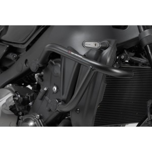 Protecciones laterales de motor Negro. Yamaha MT-09 / SP (20-), XSR900 (21-).