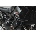 Protecciones laterales de motor Negro. Yamaha MT-09 (16-20) / SP (17-20).