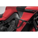 Protecciones laterales de motor Negro. Yamaha Tracer 9 / GT (20-) / GT+ (22-).