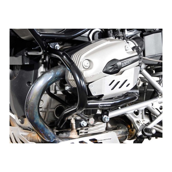 Protecciones laterales de motor Negro. BMW R 1200 GS (04-12).