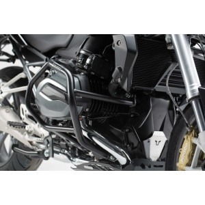 Protecciones laterales de motor Negro. BMW R1200R / R1200RS (14-18).