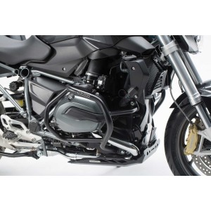 Protecciones laterales de motor Negro. BMW R1200R / R1200RS (14-18).