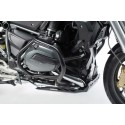 Protecciones laterales de motor Negro. BMW R1200R / R1200RS (14-18).