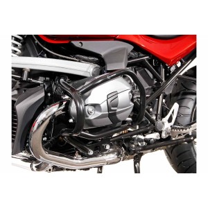 Protecciones laterales de motor Negro. BMW R 1200 R (07-14).