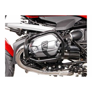Protecciones laterales de motor Negro. BMW R 1200 R (07-14).