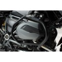 Protecciones laterales de motor Negro. BMW R 1200 GS LC (12-18) / Rallye (16-18).