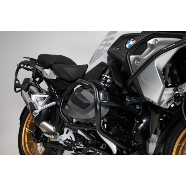 Protecciones laterales de motor Negro. BMW R 1250 GS (18-), R1250 R/RS (18-).