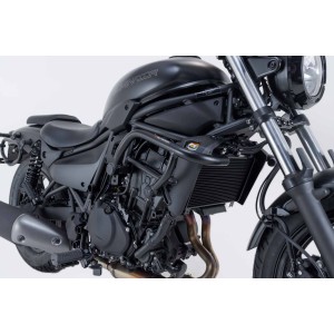Protecciones laterales de motor Negro. Kawasaki Eliminator 500 (23-).