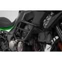 Protecciones laterales de motor Negro. Kawasaki Versys 1000 (18-) / 1100 (24-).