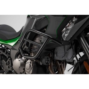 Protecciones laterales de motor Negro. Kawasaki Versys 1000 (18-) / 1100 (24-).