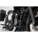 Protecciones laterales de motor Negro. Kawasaki W800 Street/ Cafe (18-).
