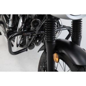 Protecciones laterales de motor Negro. Kawasaki W800 Street/ Cafe (18-).