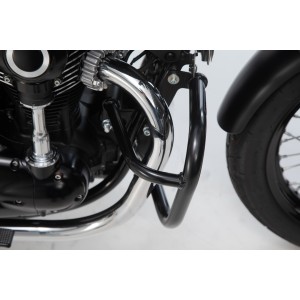 Protecciones laterales de motor Negro. Kawasaki W800 Street/ Cafe (18-).