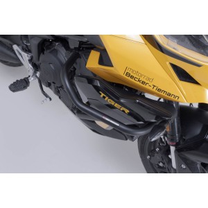 Protecciones laterales de motor Negro. Triumph Tiger 800 Sport (24-).
