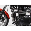 Protecciones laterales de motor Negro. Triumph Thruxton, Bonneville (04-16).