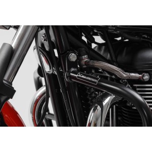 Protecciones laterales de motor Negro. Triumph Thruxton, Bonneville (04-16).