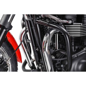 Protecciones laterales de motor Negro. Triumph Thruxton, Bonneville (04-16).