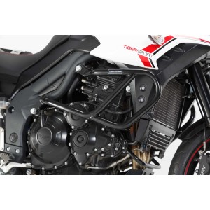 Protecciones laterales de motor Negro. Triumph Tiger 1050 Sport (13-).