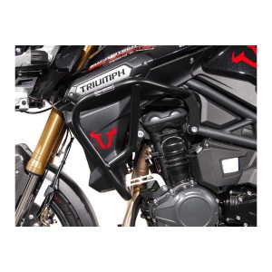 Protecciones laterales de motor Negro. Triumph Tiger 1200 Explorer (11-15).
