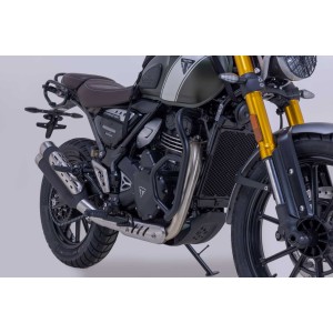Protecciones laterales de motor Negro. Triumph Speed 400/Scrambler 400 X (23-).