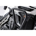 Protecciones laterales de motor Negro. Triumph Tiger 1200 / Explorer (15-).