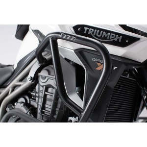 Protecciones laterales de motor Negro. Triumph Tiger 1200 / Explorer (15-).