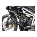 Protecciones laterales de motor Negro. Triumph Tiger 800 / 800 XC (10-14).