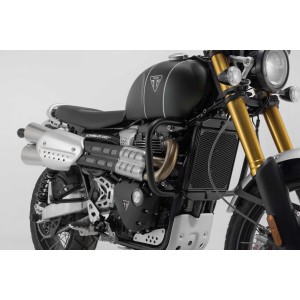 Protecciones laterales de motor Negro. Triumph Scrambler 1200 (21-).