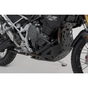 Protecciones laterales de motor Negro. Modelos Triumph Tiger 1200 (22-).