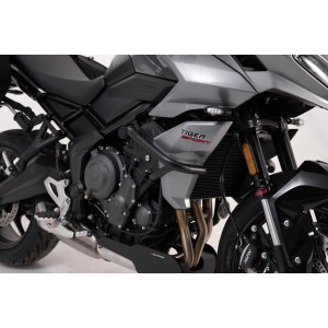 Protecciones laterales de motor Negro. Triumph Tiger 660 (21-).