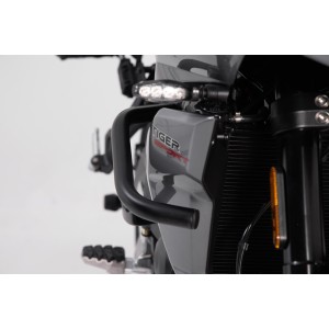 Protecciones laterales de motor Negro. Triumph Tiger 660 (21-).
