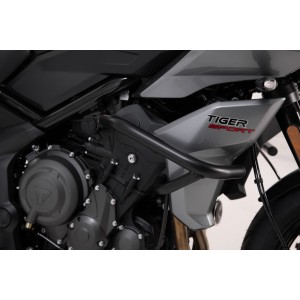 Protecciones laterales de motor Negro. Triumph Tiger 660 (21-).