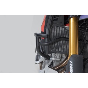 Protecciones laterales de motor Negro. Aprilia Tuareg 660 (21-) / Rally (24-).