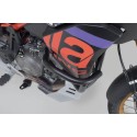 Protecciones laterales de motor Negro. Aprilia Tuareg 660 (21-) / Rally (24-).