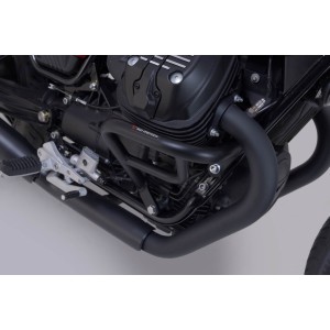 Protecciones laterales de motor Negro. Modelos Moto Guzzi V7/V9.