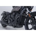 Protecciones laterales de motor Negro. Indian Scout-Modelle (24-).
