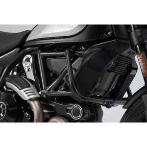 Protecciones laterales de motor Negro. Modelos Ducati Scrambler (14-).