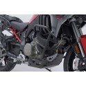 Protecciones laterales de motor Negro. Ducati Multistrada V4 (20-).