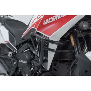 Protecciones laterales de motor Negro. Moto Morini X-Cape 650 (21-).