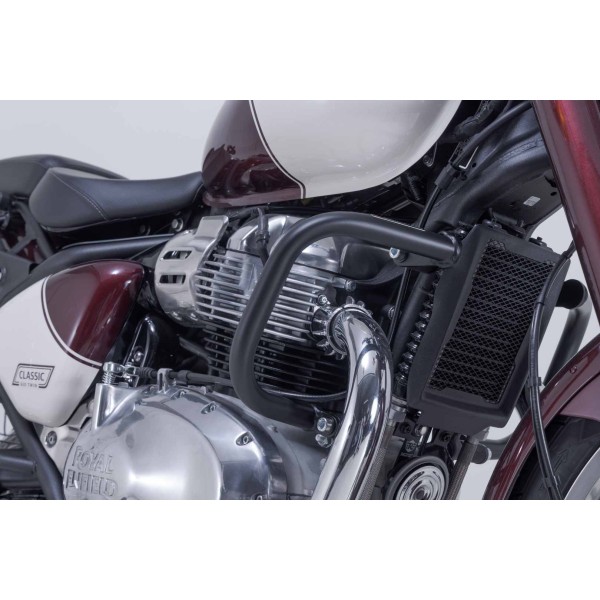 Protecciones laterales de motor Negro. Royal Enfield Classic 650 (24-).